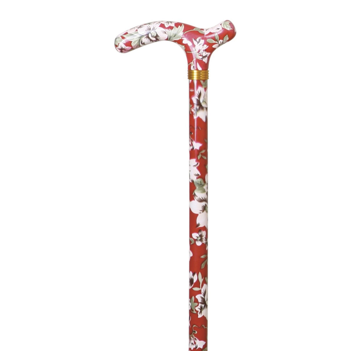 Stylish Adjustable Walking Stick - Flower Splash