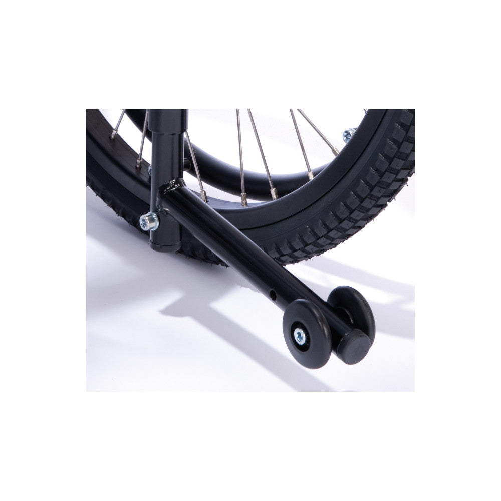 Self-propelled aluminum wheelchair with anti-tip