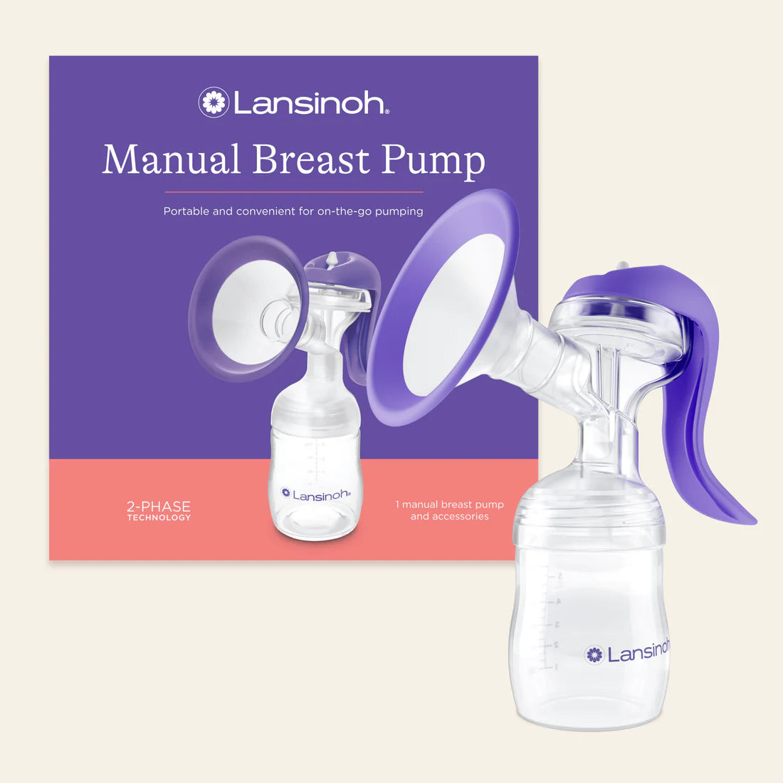 LANSINOH MANUAL BREAST PUMP