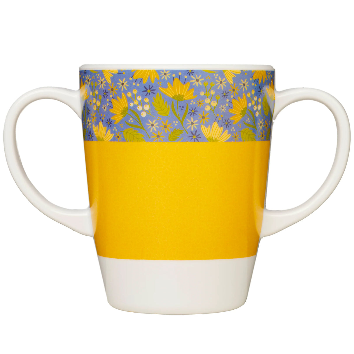 Two Handled Melamine 'China' Tea Cup