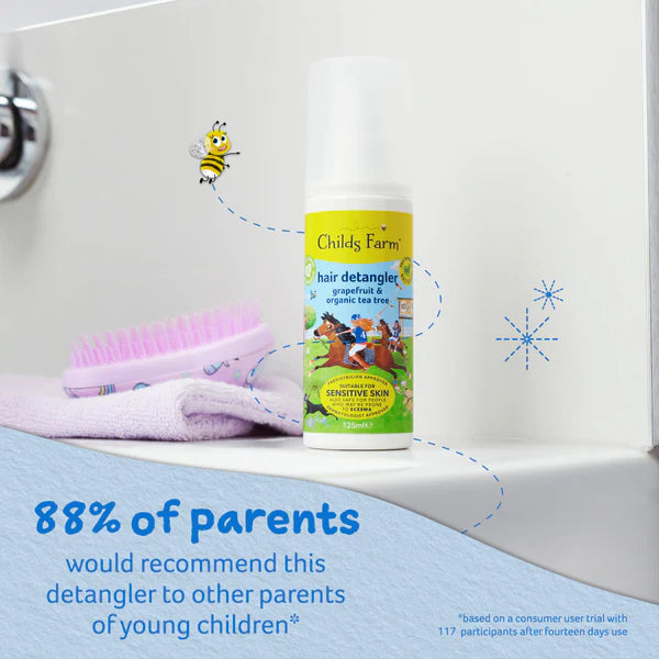 CHILDS FARM hair detangler GRAPEFRUIT & ORGANIC TEA TREE