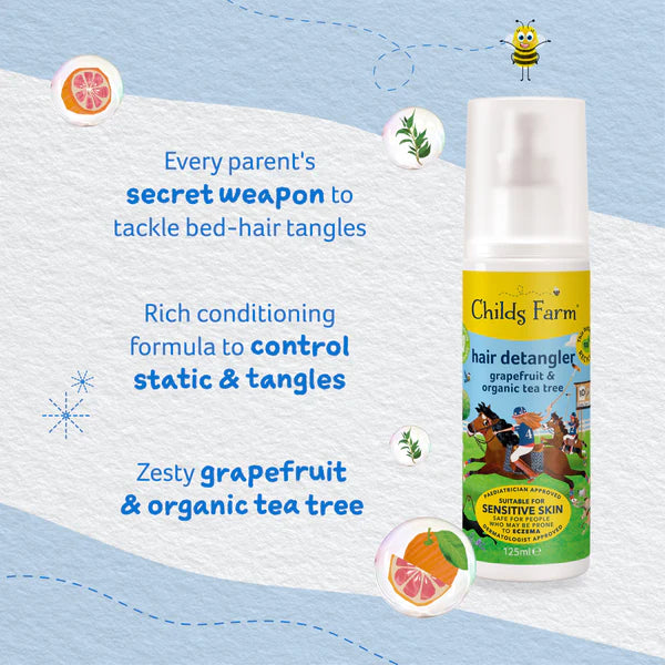 CHILDS FARM hair detangler GRAPEFRUIT & ORGANIC TEA TREE