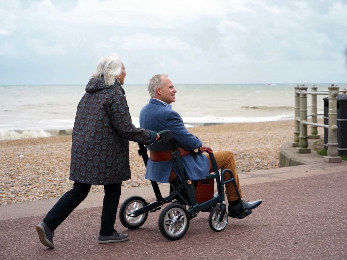 Glide 2-in-1 Rollator & Wheelchair