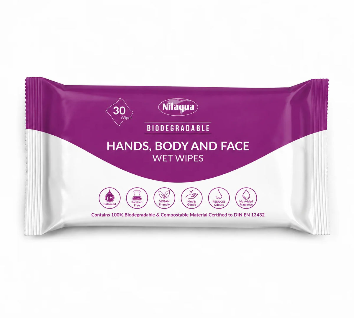 Nilaqua Hand, Body and Face Wipes