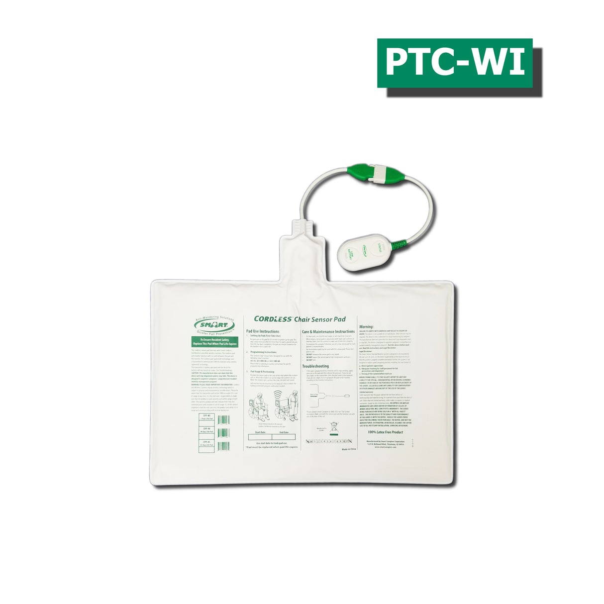 Wireless Alarm Monitor With Chair Pad Sensor (Package)