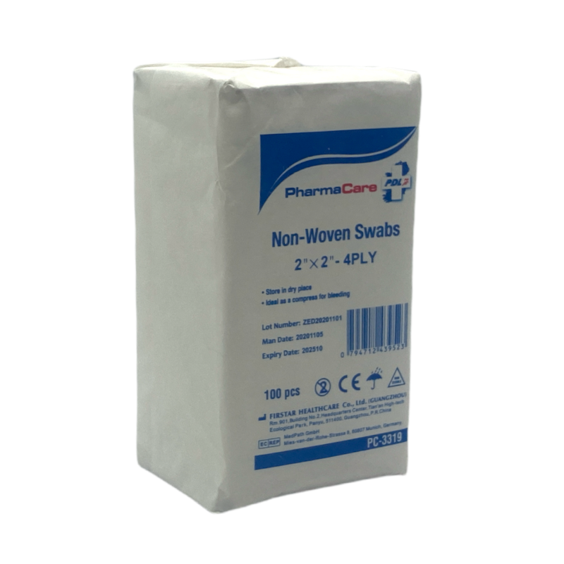 PharmaCare Non Woven, Non Sterile Swabs (100 pack)