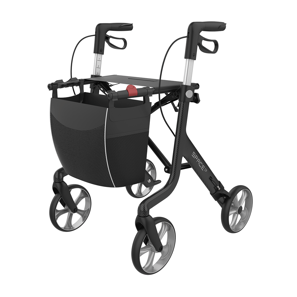 Space CF Ultralight 4-wheel Rollator