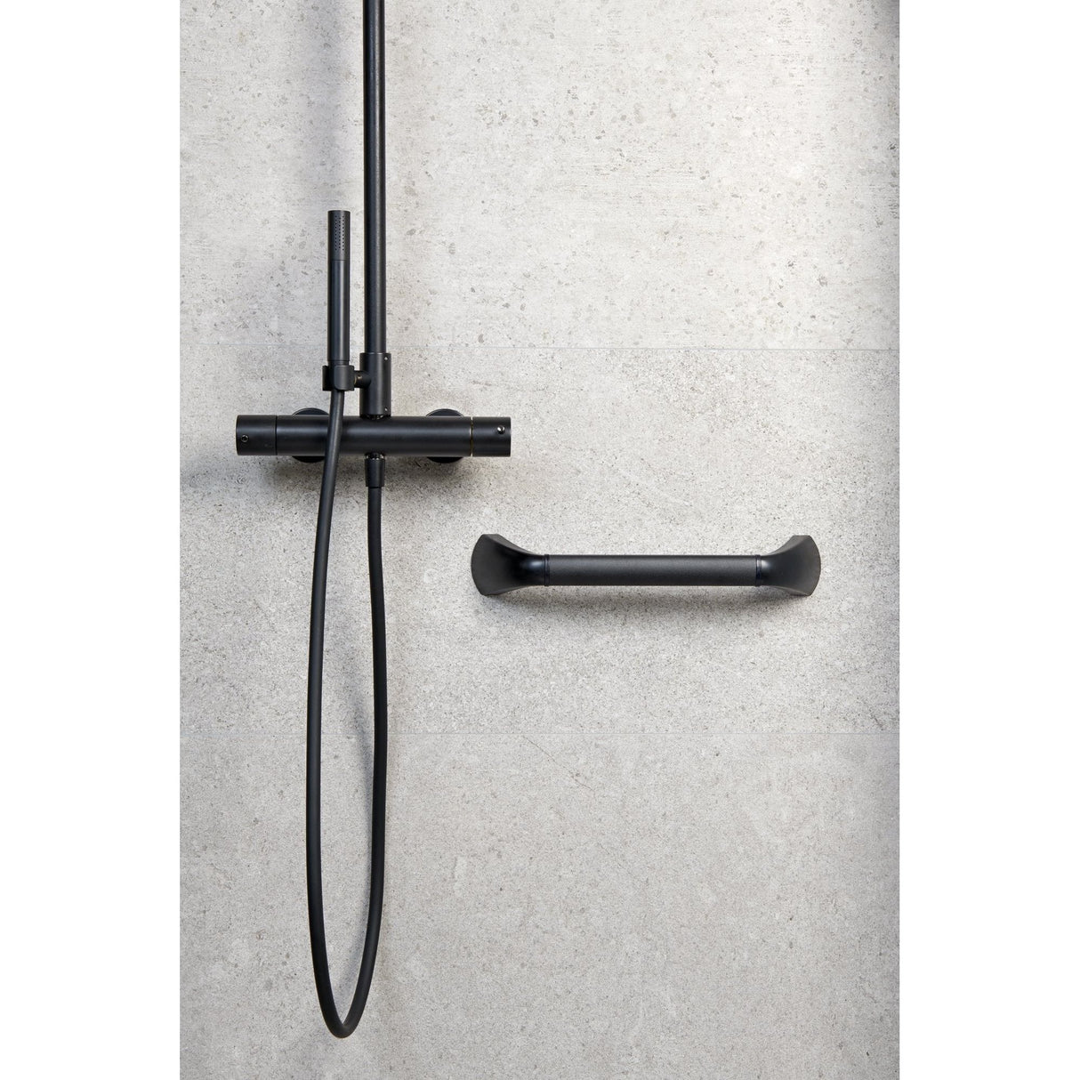 SecuCare Grab Bar aluminium, black matt 40cm