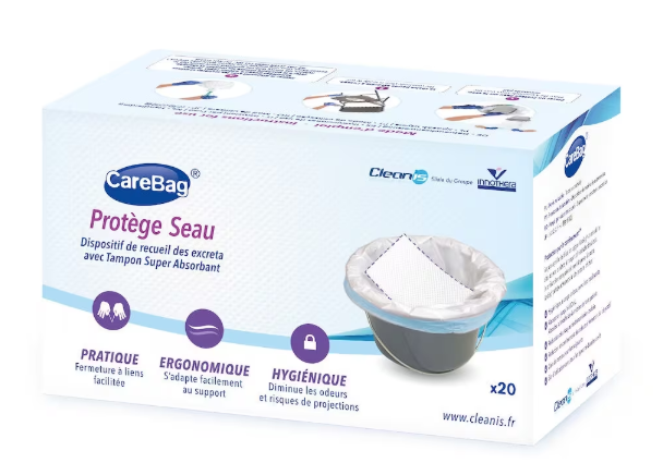 CareBag® Commode Liner with Super-Absorbent Pad