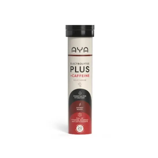 AYA ELECTROLYTES PLUS & CAFFEINE TABLETS 20S