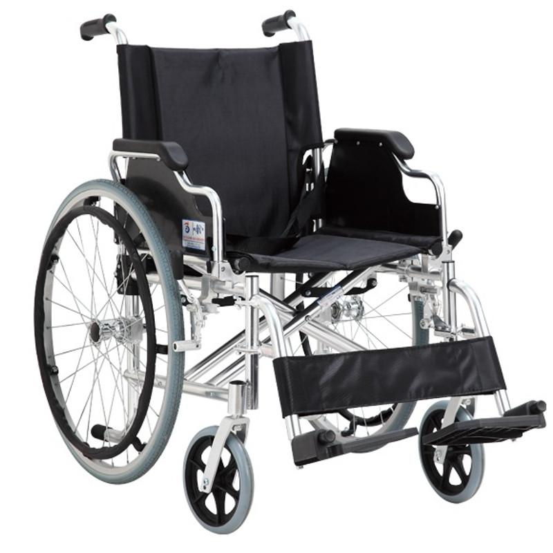 Self-Propelling Aluminium Wheelchair with Anti-tip