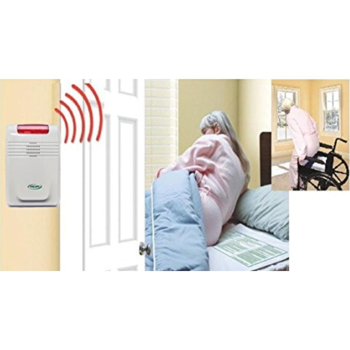 Wireless Bed And Chair Exit Alarm (Package)