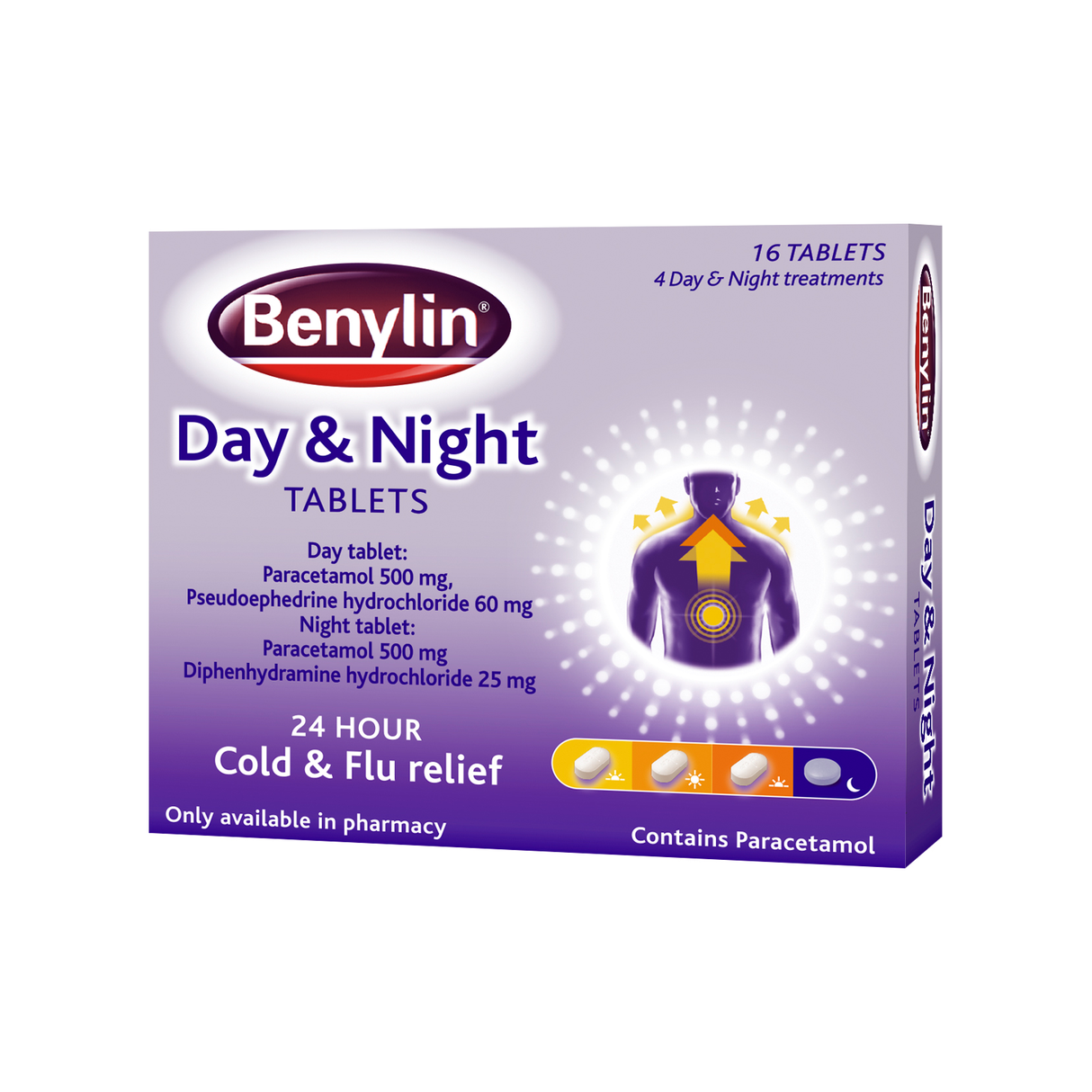 Benylin Day & Night Tablets 16