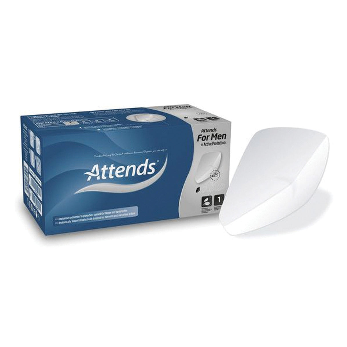 Attends for Men Shield Level 1-2 for Light Incontinence