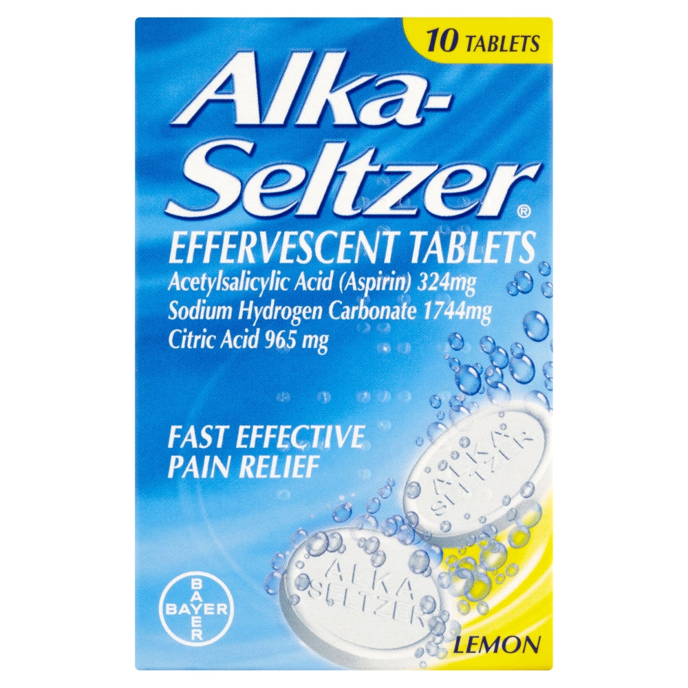 Alka-Seltzer Effervescent Tablets Lemon