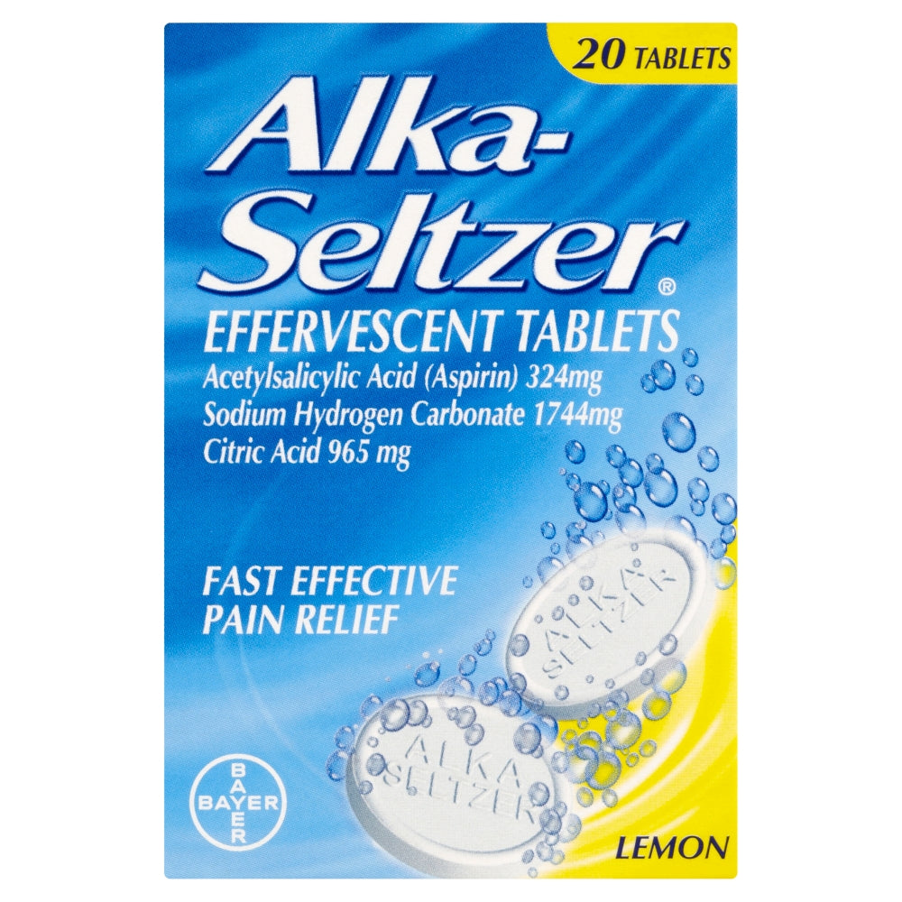 Alka-Seltzer Effervescent Tablets Lemon