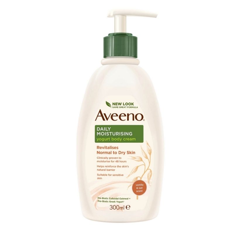 Aveeno Daily Moisturising Vanilla & Oats Yogurt Body Cream 300ml