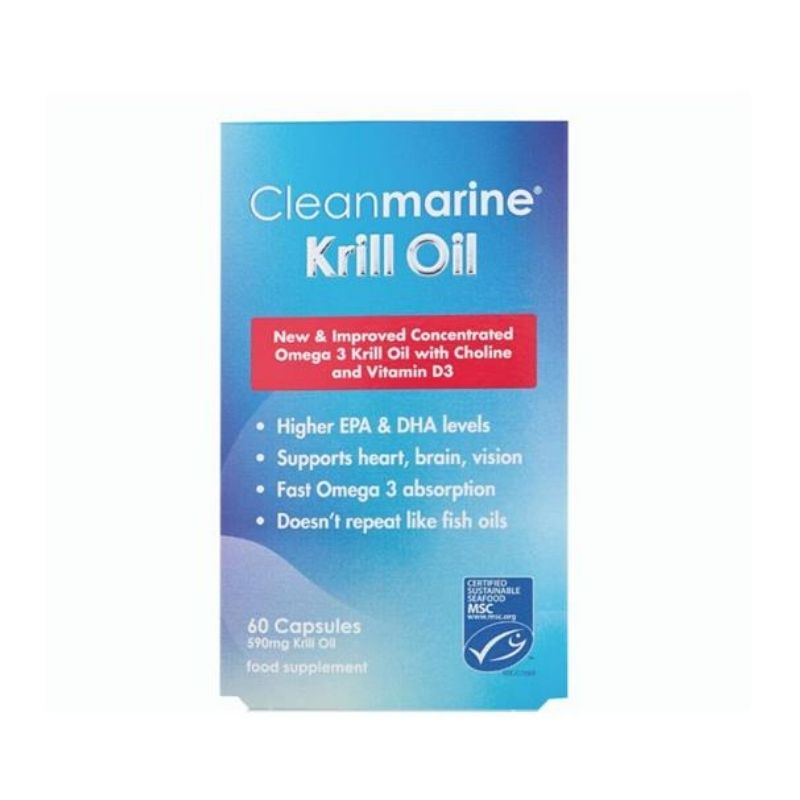 Cleanmarine Krill Oil 60 Capsules