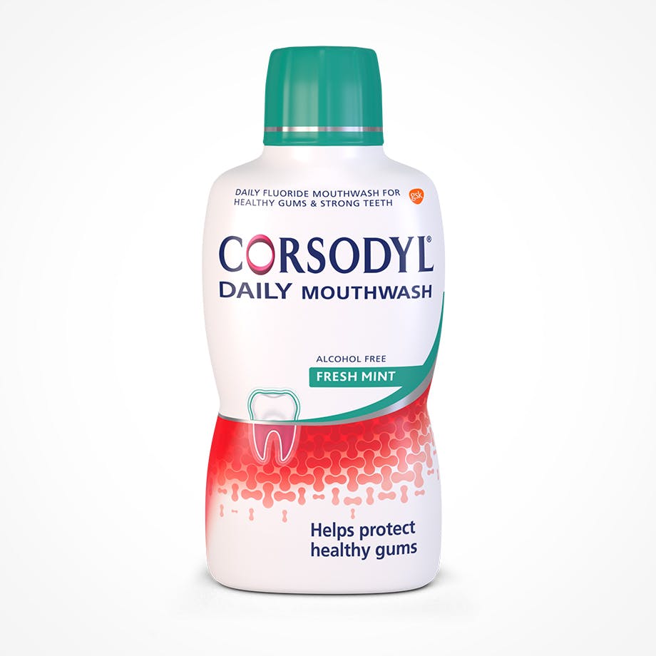 Corsodyl Daily Alcohol Free Mouthwash 500ml