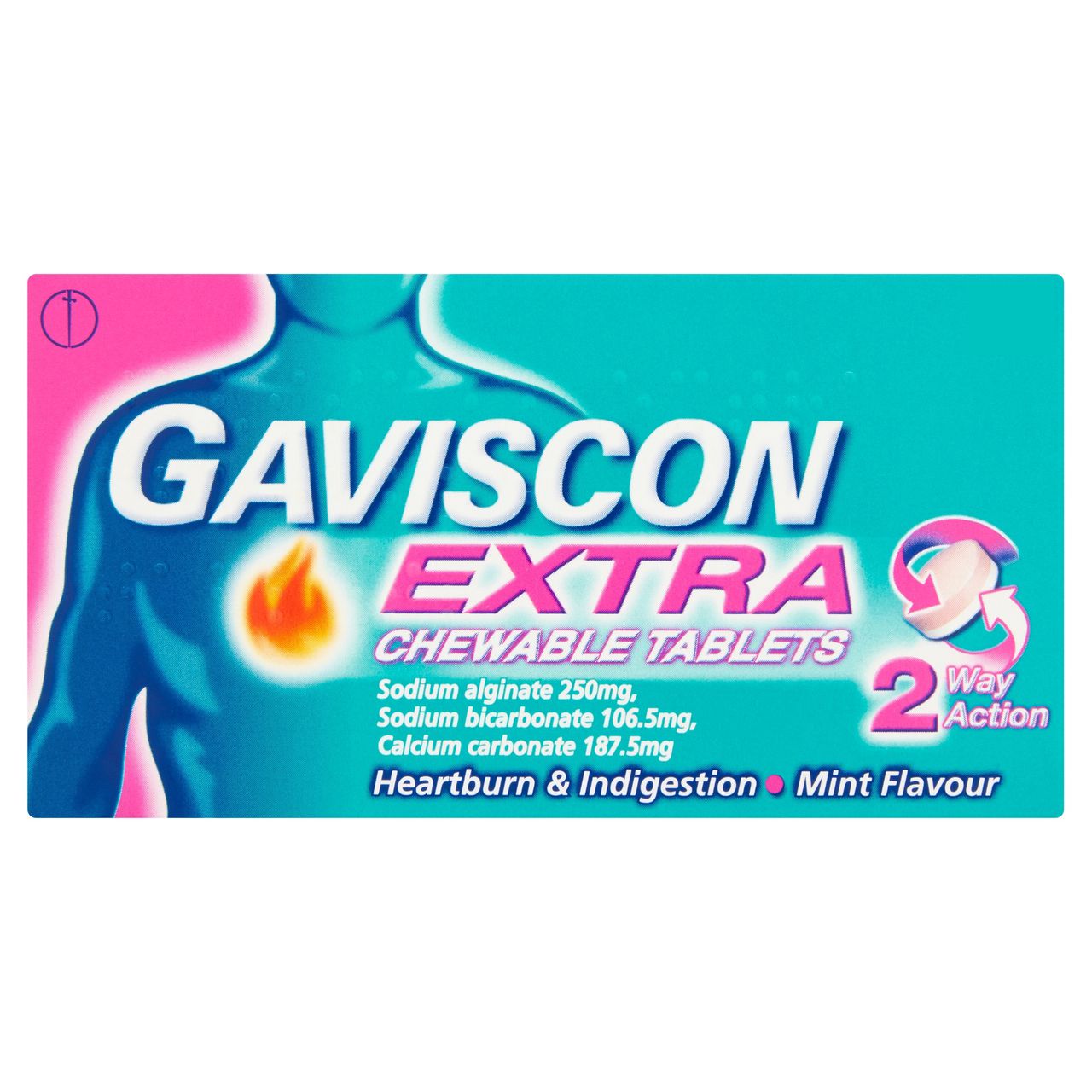 Gaviscon Extra Peppermint Tablets