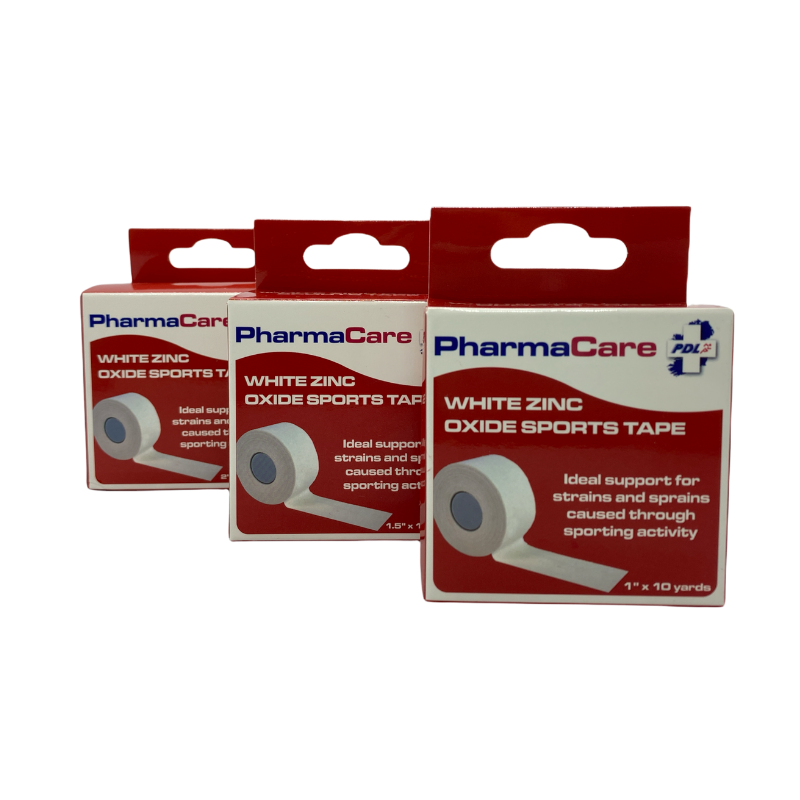 Pharmacare White Zinc Oxide Sports Tape