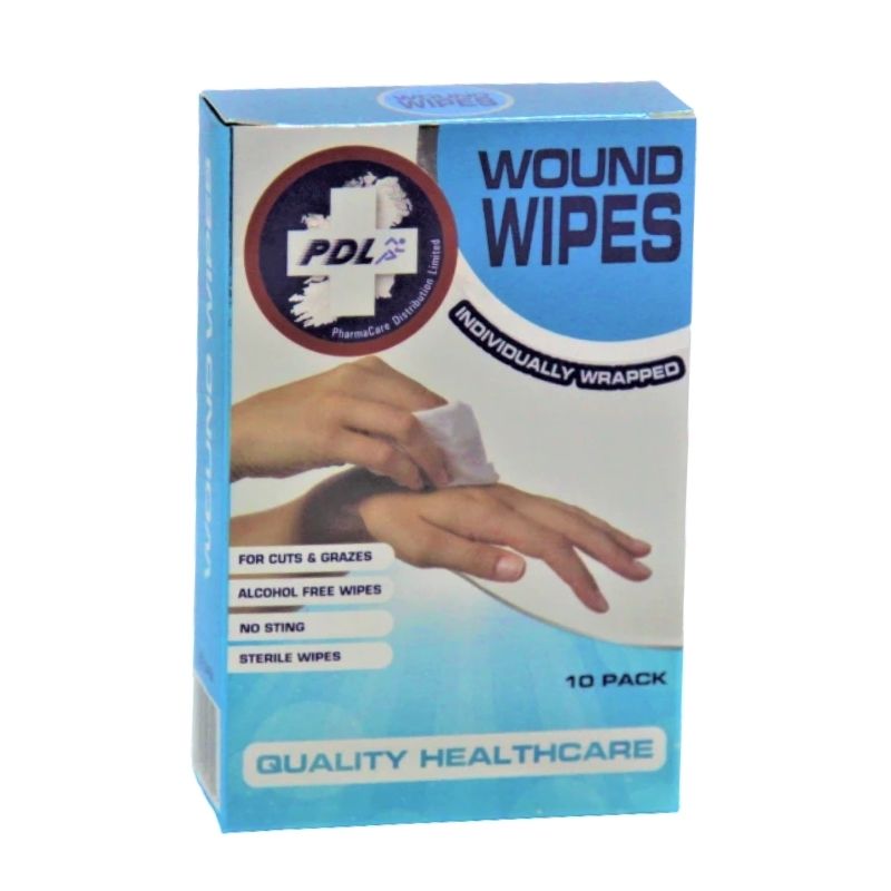Pharmacare Wound Wipes 10 Pack