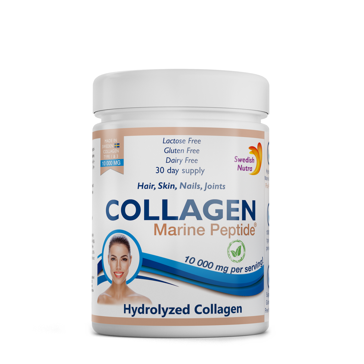 Swedish Nutra Marine Collagen Powder 300gm