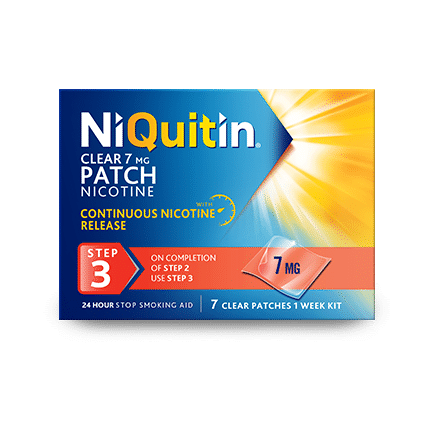 NiQuitin Clear Step 3 7 days 7MG (Patch)