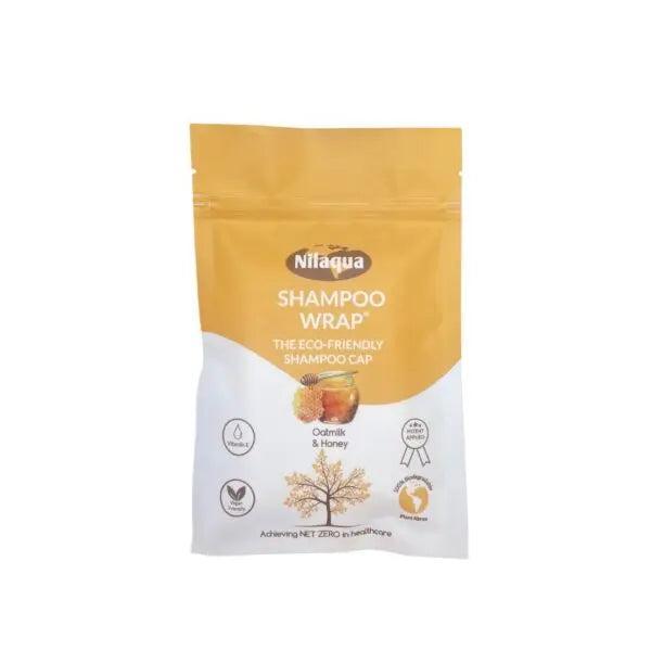 NILAQUA SHAMPOO WRAP – OATMILK & HONEY