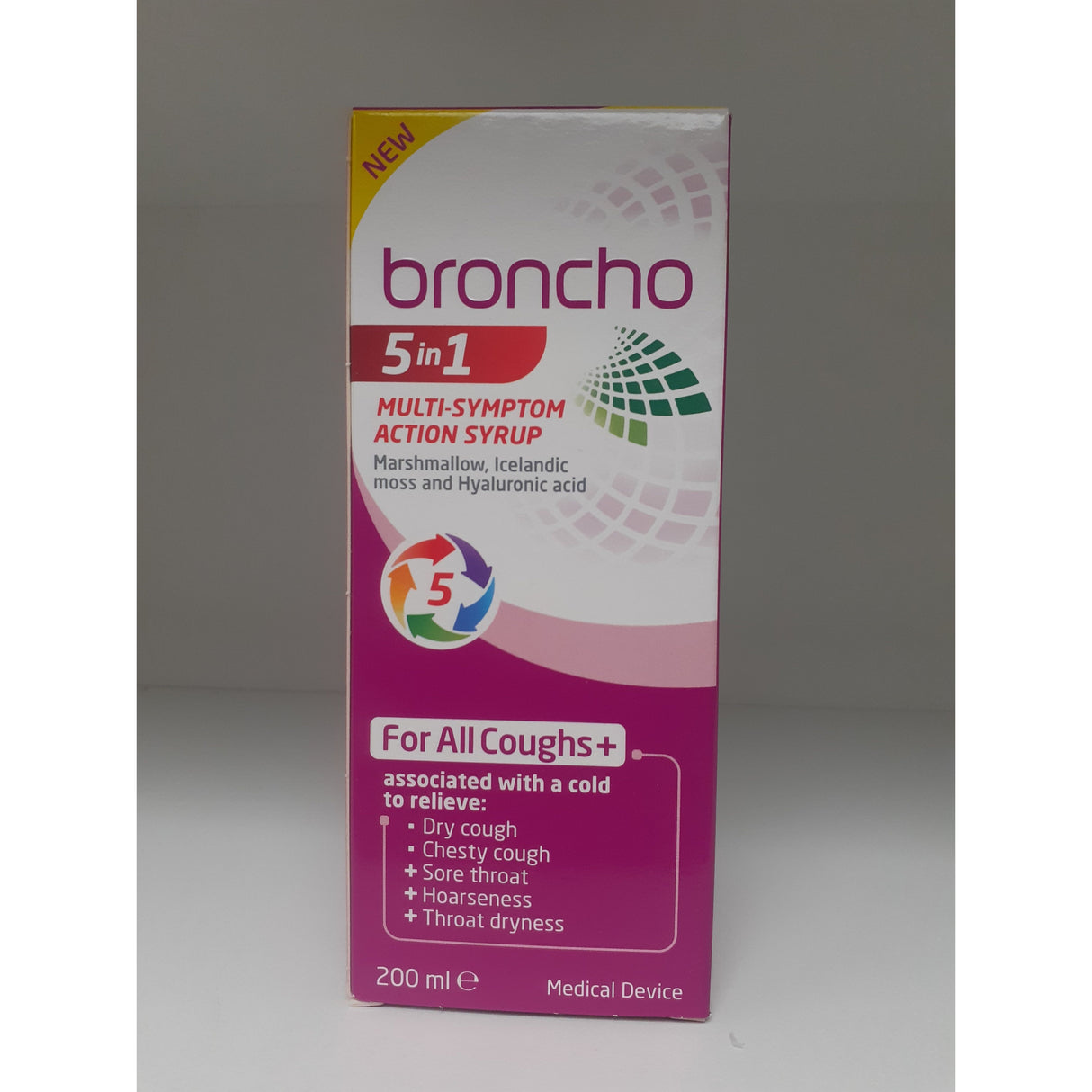 Broncho 5 in 1 Multi-Symptom Action Syrup 200ml