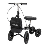 Deluxe Knee Rollator with Wide Wheels