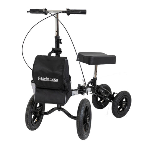 Deluxe Knee Rollator with Wide Wheels