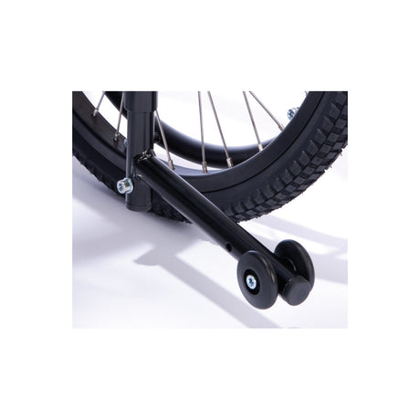 Self-propelled aluminum wheelchair with anti-tip