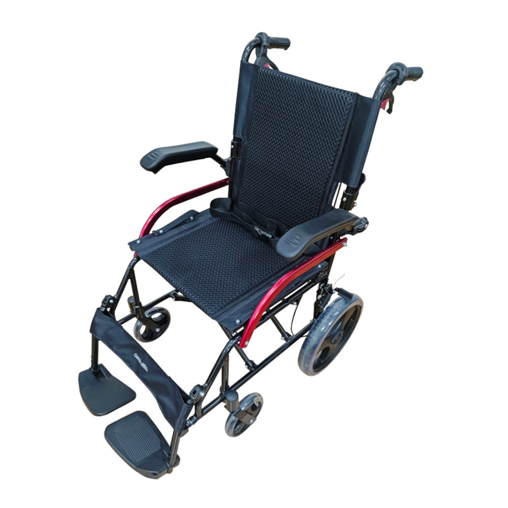 Light Folding Transport Wheelchair (with Lifting Armrests)