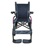 Light Folding Transport Wheelchair (with Lifting Armrests)
