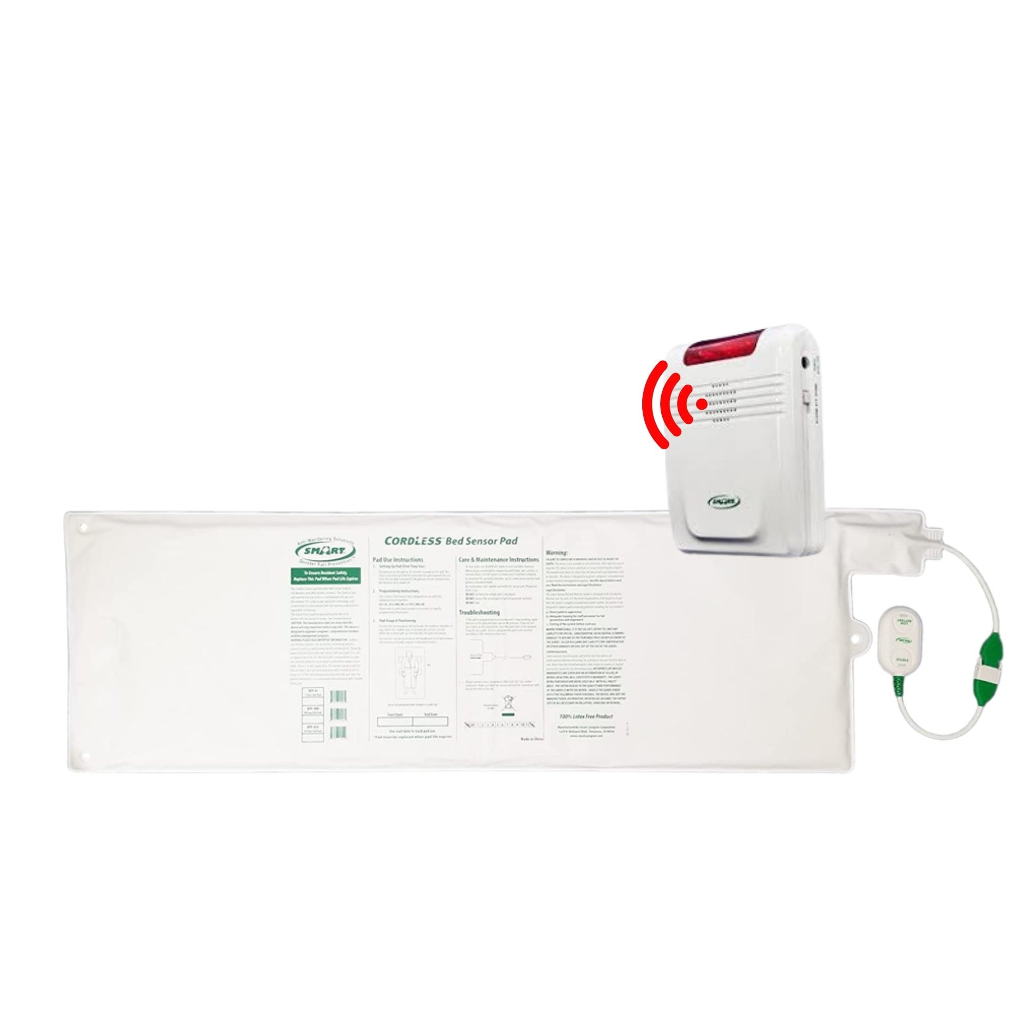 Wireless Bed Exit Alarm - Bed Sensor Pad & Transmitter (Package)
