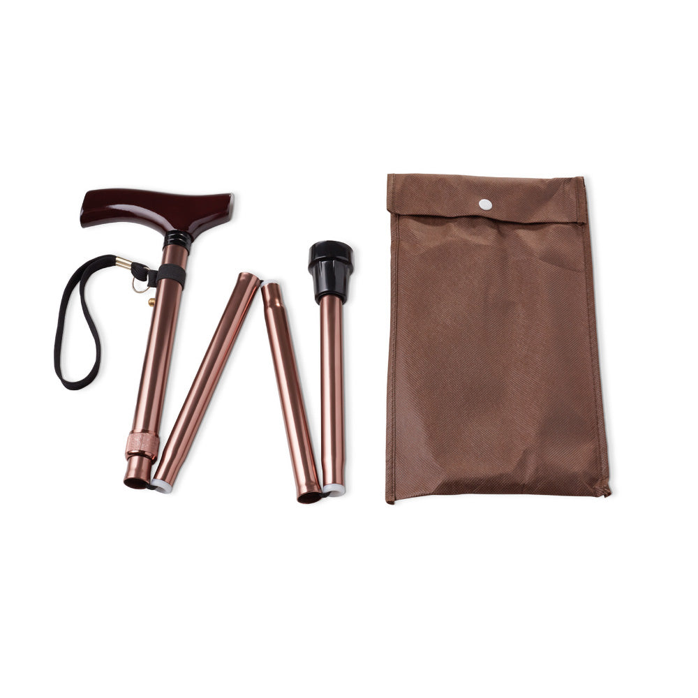 Walking cane foldable – bronze