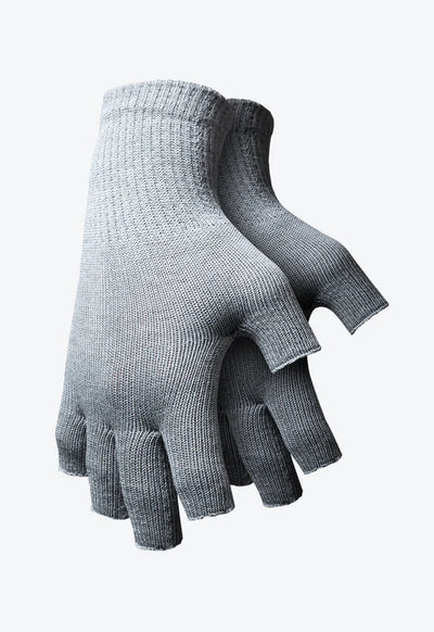 a pair of gloves with fingers