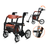 Glide 2-in-1 Rollator & Wheelchair