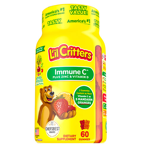 L’il Critters Immune C plus Zinc and Vitamin D Gummy Vitamins