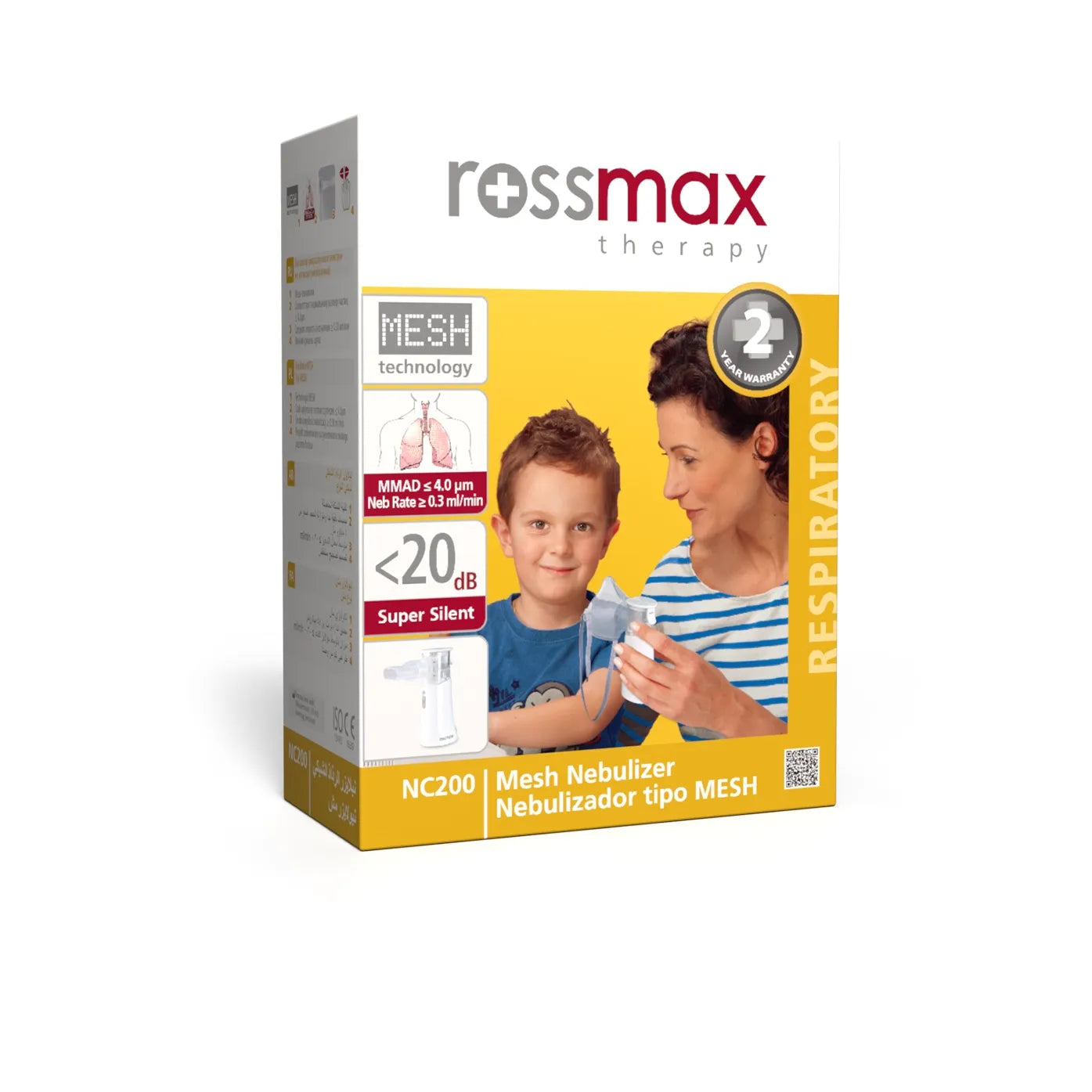 Rossmax NC200 Portable Mesh Nebulizer