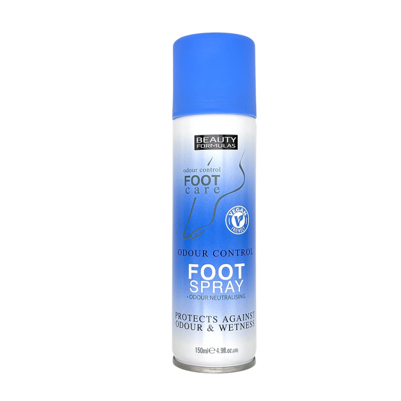 BEAUTY FORMULAS ODOUR CONTROL FOOT SPRAY 150ML