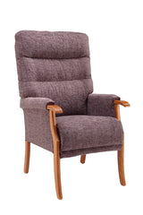 Orwell High-Backed Oak Fireside Chair
