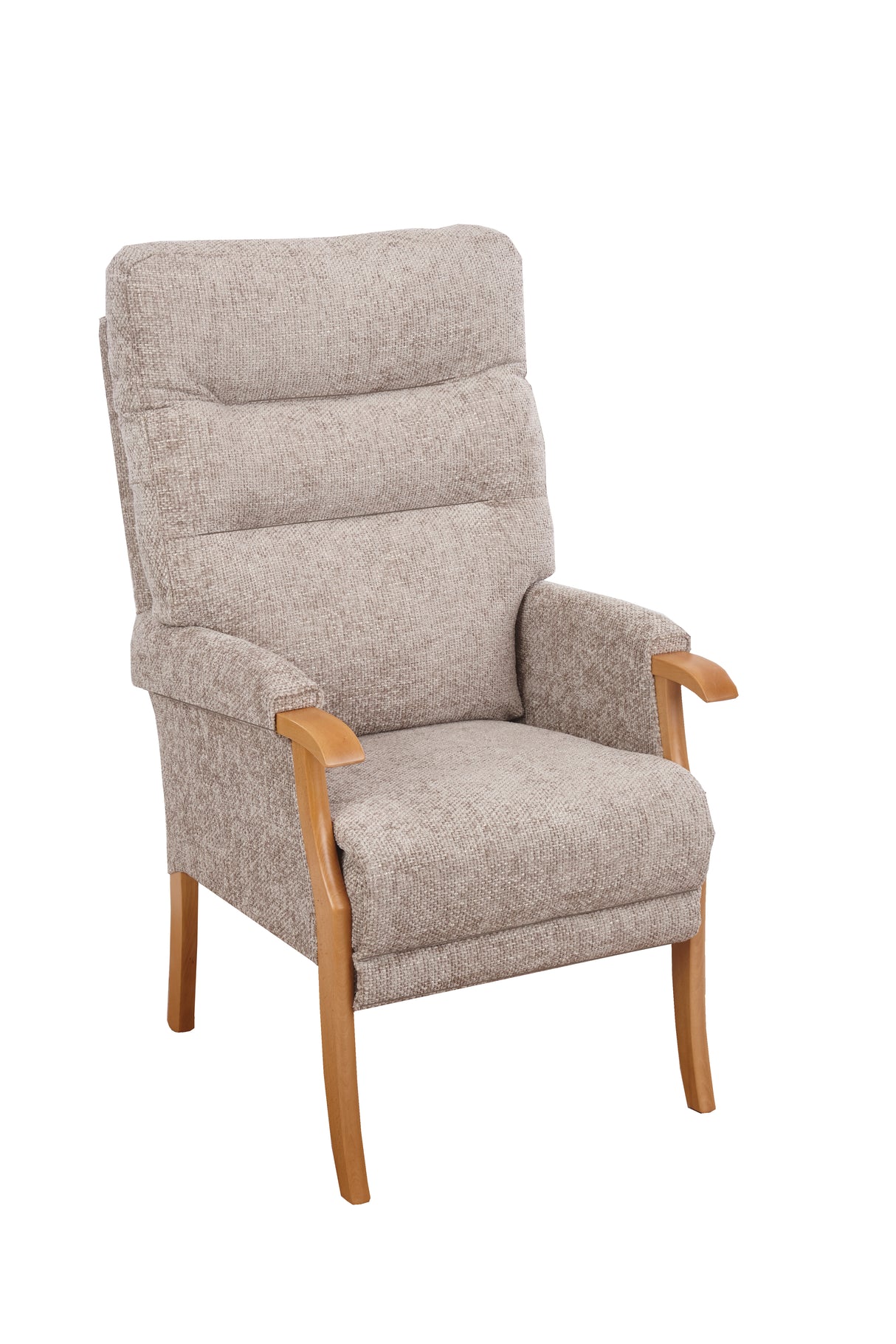 Orwell High-Backed Oak Fireside Chair