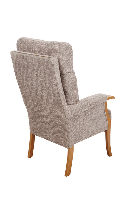 Orwell High-Backed Oak Fireside Chair