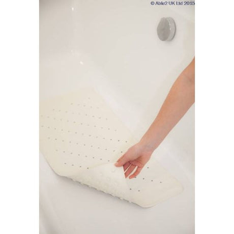 BATH MAT EXTRA LONG 37X90CM - WHITE
