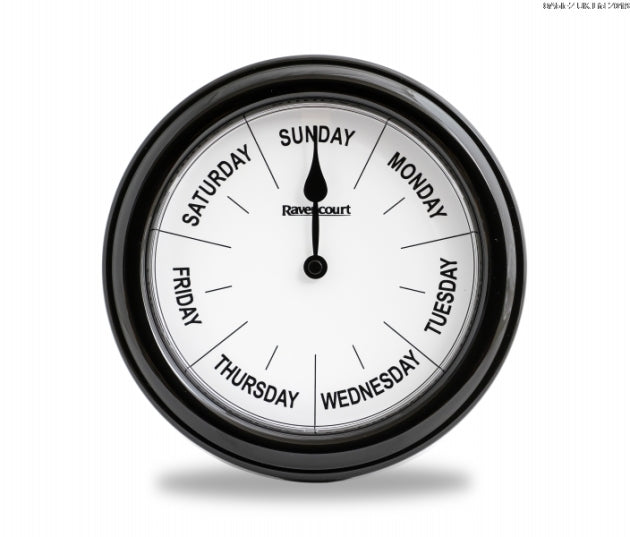 DEMENTIA & ALZHEIMER'S DAY OF THE WEEK WALL CLOCK
