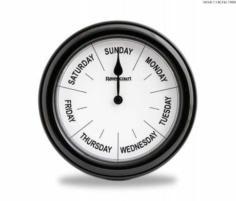 DEMENTIA & ALZHEIMER'S DAY OF THE WEEK WALL CLOCK