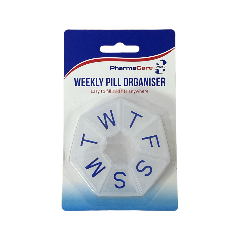 Round Weekly Pill Organiser