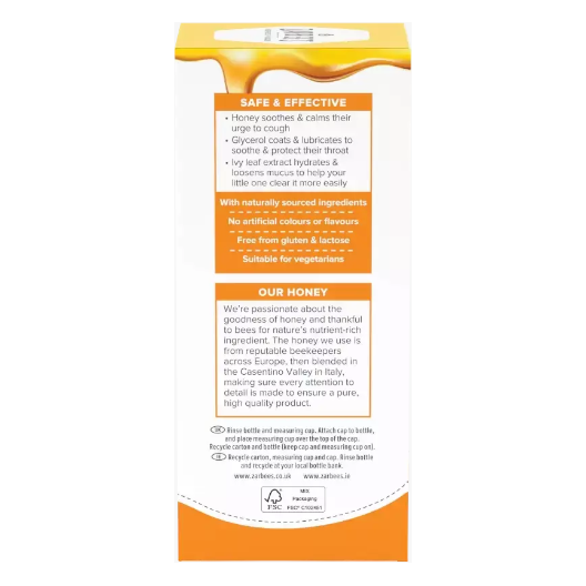 Zarbee’s Children’s Cough & Sore Throat Syrup 100ml